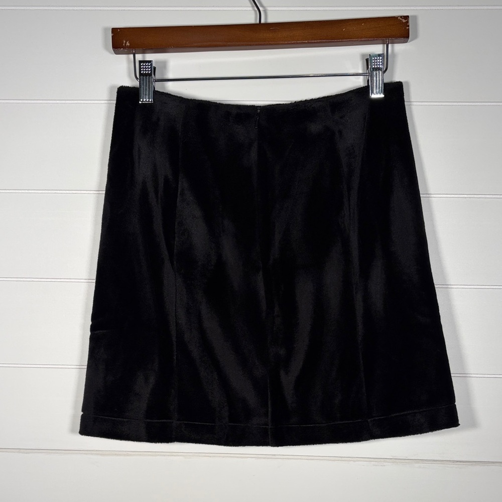 Copper Key Elegant Black Velvet Feel Women's Skirt Size 5 Small
